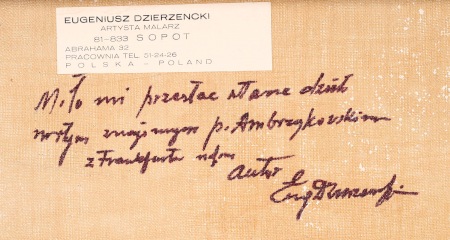 DZIERZENCKI Eugeniusz