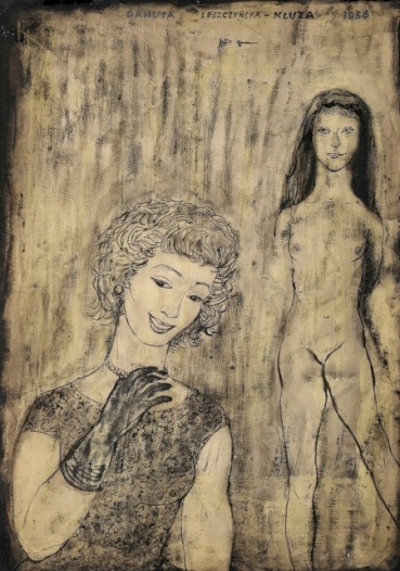 LESZCZYŃSKA-KLUZA Danuta Kobieta i dziewczyna (1956)