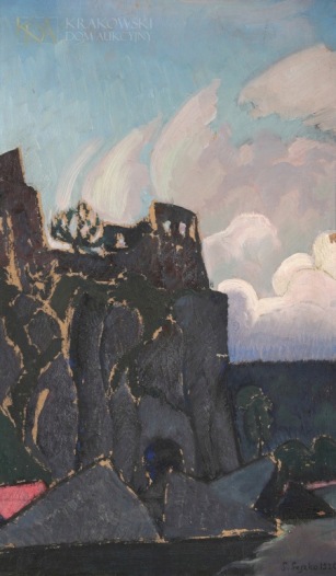 LESZKO Ludwik Ruiny na skarpie (1920)