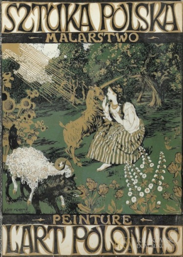 MEHOFFER Józef Okładka albumu Sztuka Polska. Malarstwo (1903)