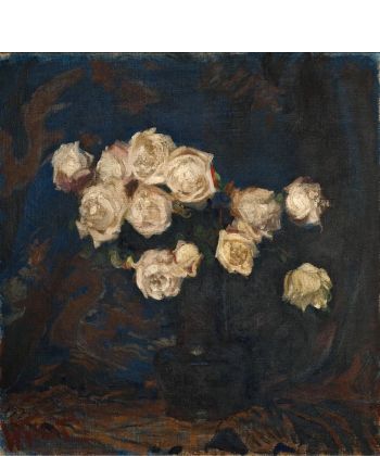 L. Wyczółkowski, Białe róże, 1908, Muzeum Śląskie w Katowicach