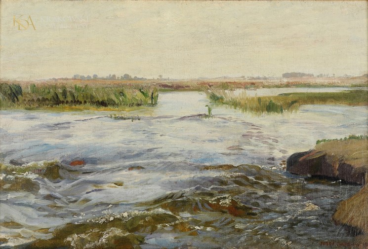 Józef Chełmoński, Zalana łąka (Zalew łąki)(1891)