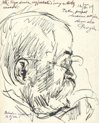 Wlastimil Hofman, Portret ojca (1919), fot. Fundacja Wlastimila Hofmana