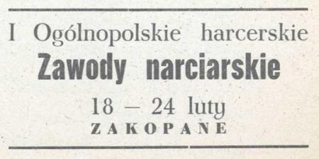 Harcerskie Zawody Naraciarskie, Zakopane 1946