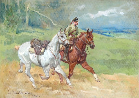 Stanisław Studencki, Ułan z luzakiem (1934)