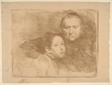 Leon Wyczółkowski, Pani Kowalska z córką (1907)