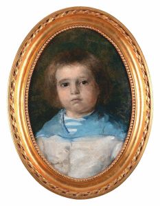 Leon Wyczółkowski, Portret Juliana Dobrzańskiego w wieku dziecięcym