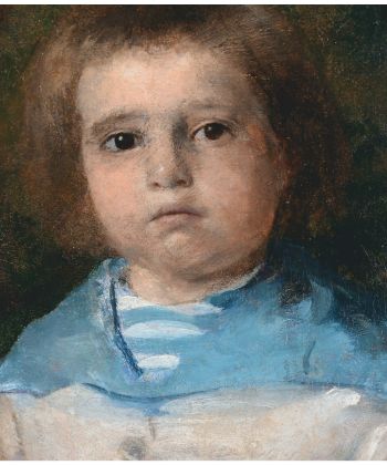 Leon Wyczółkowski, Portret Juliana Dobrzańskiego w wieku dziecięcym (1879/1880)